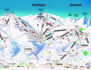 Pistenplan Spieljoch