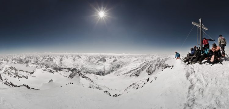 Freetourer an der Wildspitze. Bild: TVB Pitztal