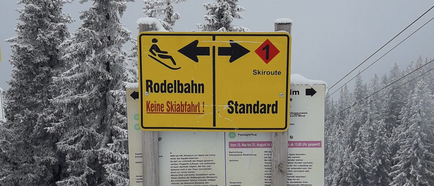 Skiroute am Wallberg, Rottach-Egern. Foto: Hans-Werner Rodrian