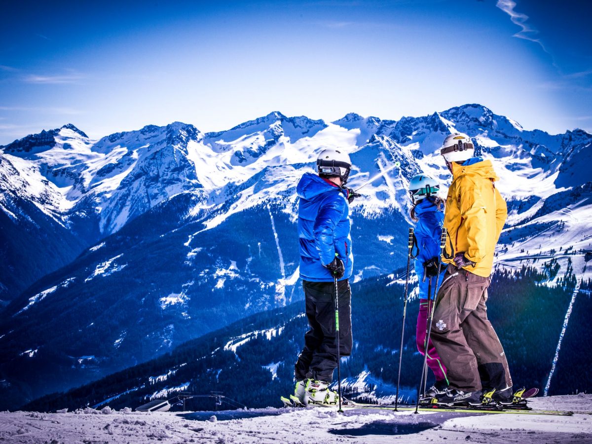 Gasteinertal: Blick auf Skigebiet Stubnerkogel, rechts Schlossalm. Foto: TVB Gasteinertal